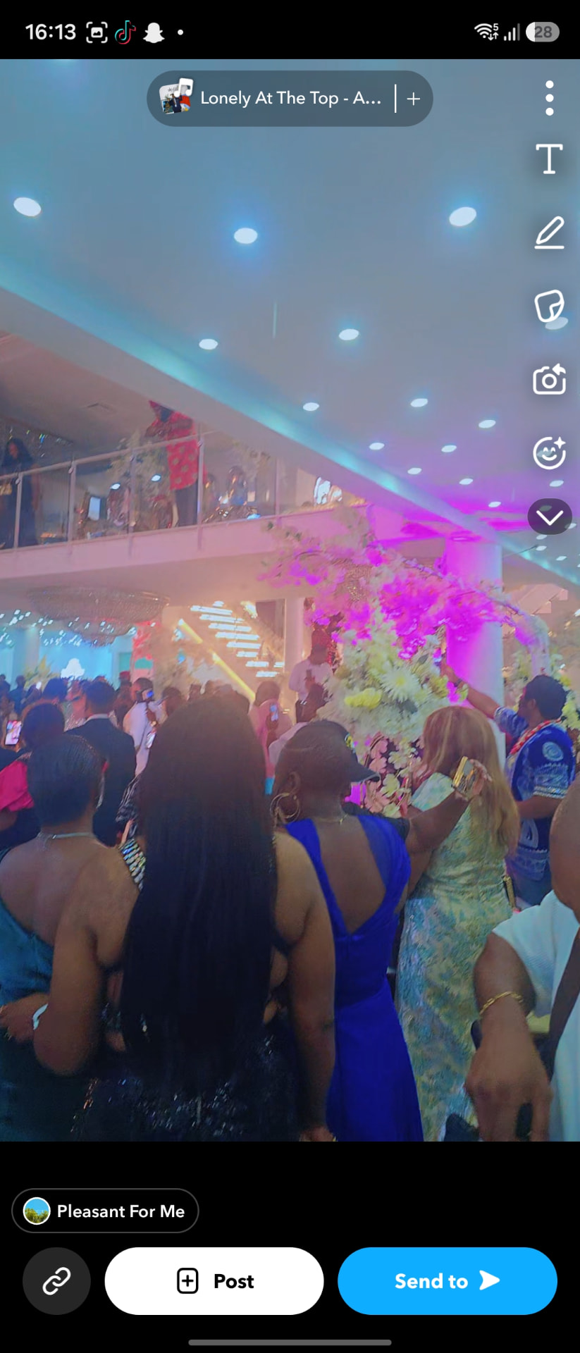 DJ Bonix at a crowded event